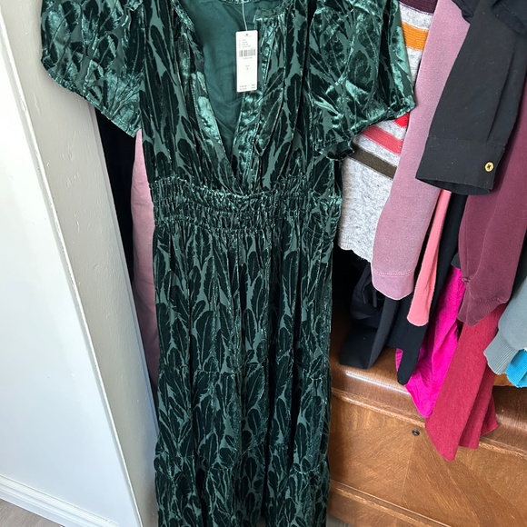 Anthropologie The Somerset Velvet Maxi Dress - Picture 5 of 7